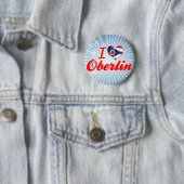 I Love Oberlin, Ohio Ronde Button 5,7 Cm (In situ)
