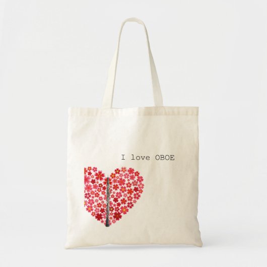 I love OBOE Tote Bag I オーボエラブトートバッグ (Voorkant)
