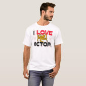 I Love Octopi T-shirt (Voorkant volledig)