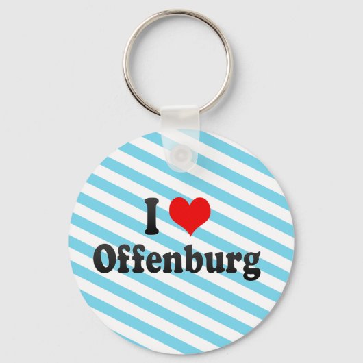 I Love Offenburg, Duitsland Sleutelhanger (Voorkant)