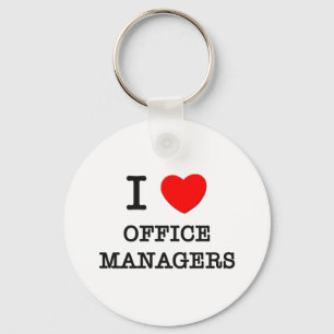 I Love Office Managers Sleutelhanger