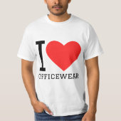 I love officewear t-shirt (Voorkant)