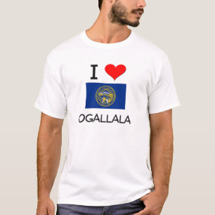 I Love Ogallala Nebraska T-shirt