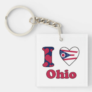 I love Ohio Sleutelhanger