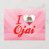 I Love Ojai, California Briefkaart (Voorkant)