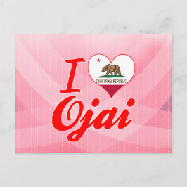 I Love Ojai, California Briefkaart