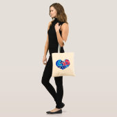 I Love Okinawa Dames Canvas tas (Voorkant (model))