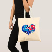 I Love Okinawa Dames Canvas tas (Voorkant (product))