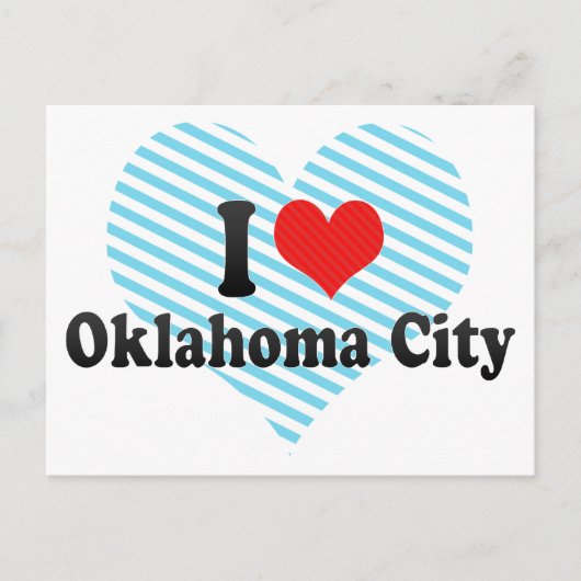 I Love Oklahoma City Briefkaart (Voorkant)