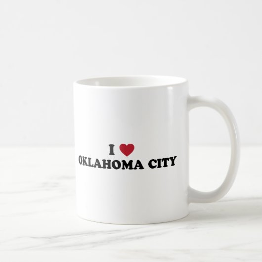 I Love Oklahoma City Koffiemok (Rechts)