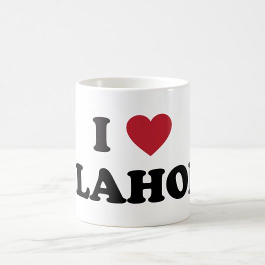 I Love Oklahoma Koffiemok (Center)