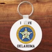 I Love Oklahoma Sleutelhanger (Voorkant)