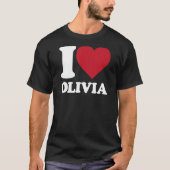 I Love Olivia - I Heart Olivia T-shirt (Voorkant)