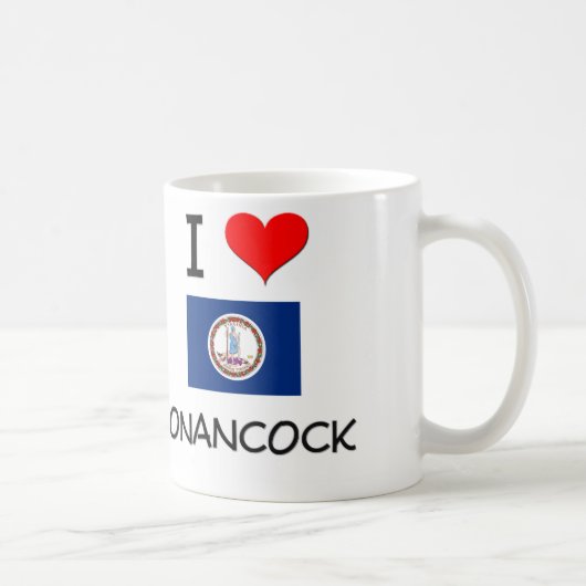 I Love Onancock Virginia Koffiemok (Rechts)
