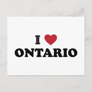 I Love Ontario Briefkaart