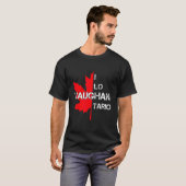 I love Ontario Canada Vaughan Maple Leaf Distresse T-shirt (Voorkant volledig)