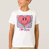 I Love Opa T-shirt (Voorkant)