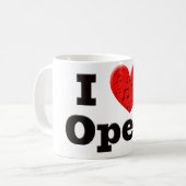 I Love Opera Koffiemok (Voorkant links)