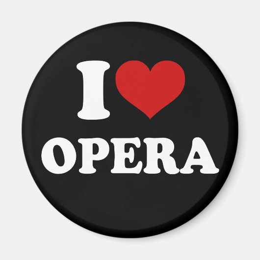 I Love Opera Magneet (Voorkant)