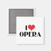 I Love Opera Magneet (Voorkant / Achterkant)
