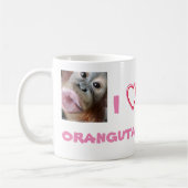 I Love Orangutans Koffiemok (Links)