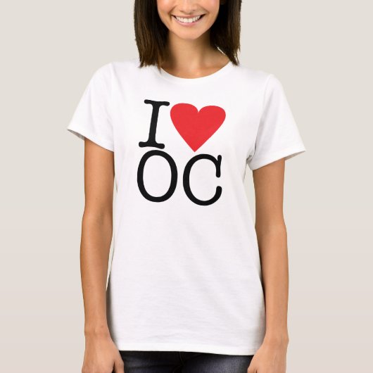 I Love Oranje County T-shirt (Voorkant)