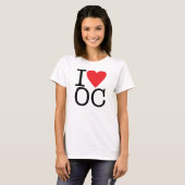 I Love Oranje County T-shirt (Voorkant volledig)