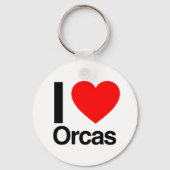 i love orcas sleutelhanger (Voorkant)