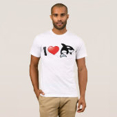 I Love Orcas T-shirt (Voorkant volledig)