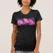 I Love Orchids Black T shirt (Voorkant)