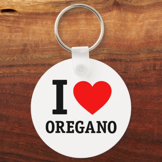 I Love Oregano Sleutelhanger (Voorkant)