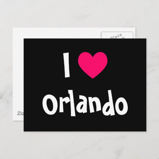 I Love Orlando Briefkaart (Voorkant / Achterkant)