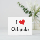 I Love Orlando Briefkaart (Staand voorkant)