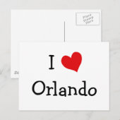 I Love Orlando Briefkaart (Voorkant / Achterkant)