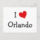 I Love Orlando Briefkaart (Voorkant)