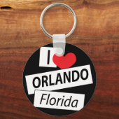 I Love Orlando Florida Sleutelhanger (Voorkant)