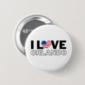 I LOVE ORLANDO - For real Orlandoans! Ronde Button 5,7 Cm (Voorkant /achterkant)