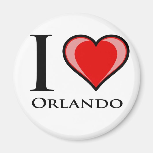 I Love Orlando Magneet (Voorkant)