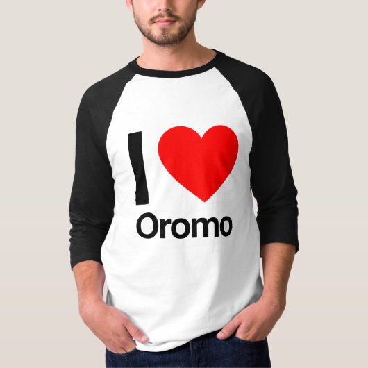 i love oromo t-shirt (Voorkant)