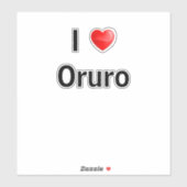 I love Oruro Sticker (Vel)
