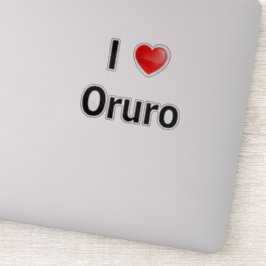 I love Oruro Sticker