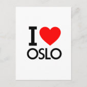 I Love Oslo Briefkaart (Voorkant)