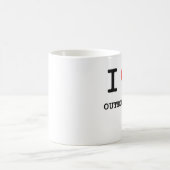 I Love Outsourcing Koffiemok (Center)