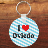 I Love Oviedo, Spain Sleutelhanger (Voorkant)