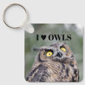 I Love Owls Keychain (Voorkant)