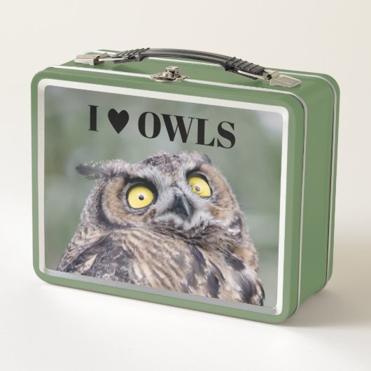 I Love Owls Lunchbox (Voorkant)