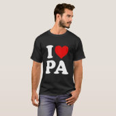 I Love Pa He Pennsylvania T-shirt (Voorkant volledig)