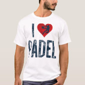 I Love Padel T-shirt (Voorkant)