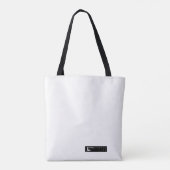 I Love Pafos teken 's nachts Tote Bag (Achterkant)