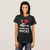 I Love Painting Rocks Heart Rock Kindness Paint Hi T-shirt (Voorkant volledig)